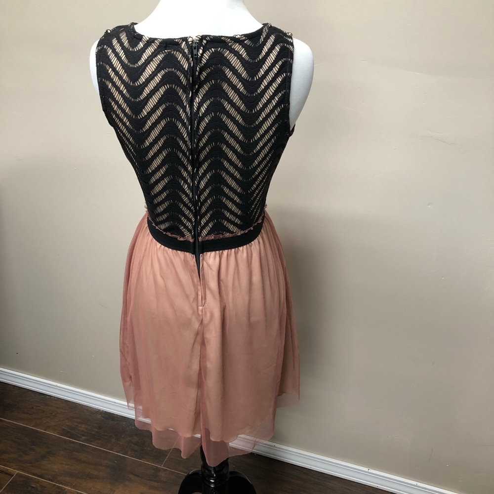 Xtraordinary Lace Overlay Bodice Skater Dress 3 - Picture 4 of 8